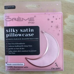 The Creme Shop Silky Satin Pillowcase - Pink
